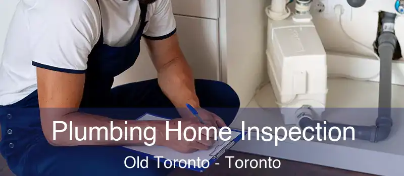 Plumbing Home Inspection Old Toronto - Toronto